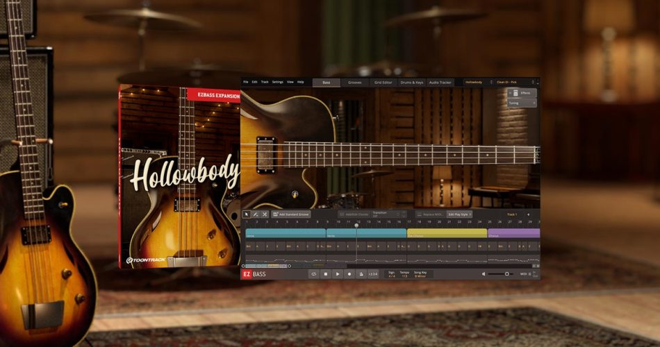 Toontrack releases Hollowbody EBX for EZbass