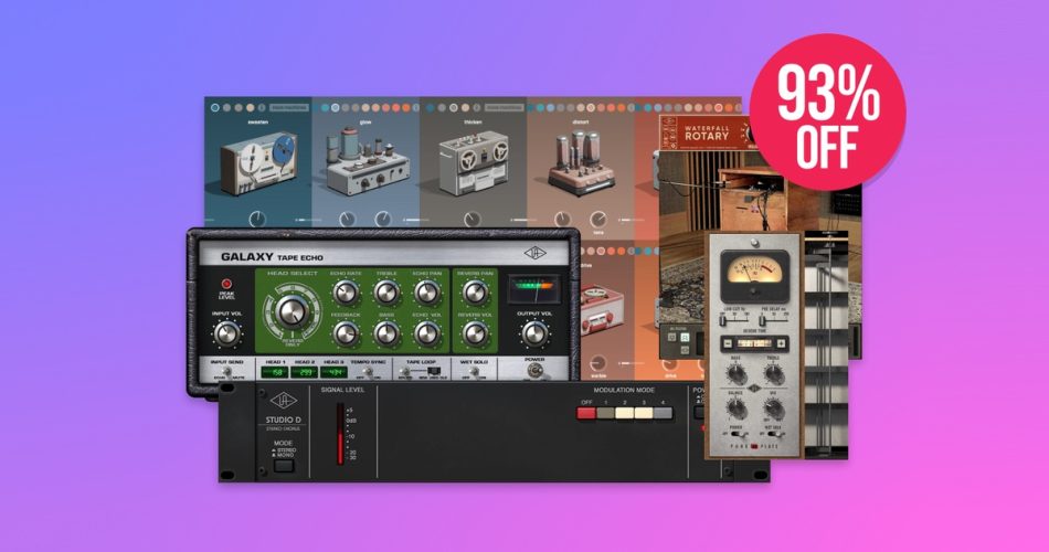 Save 93% on UAD Creative FX Bundle by Universal Audio