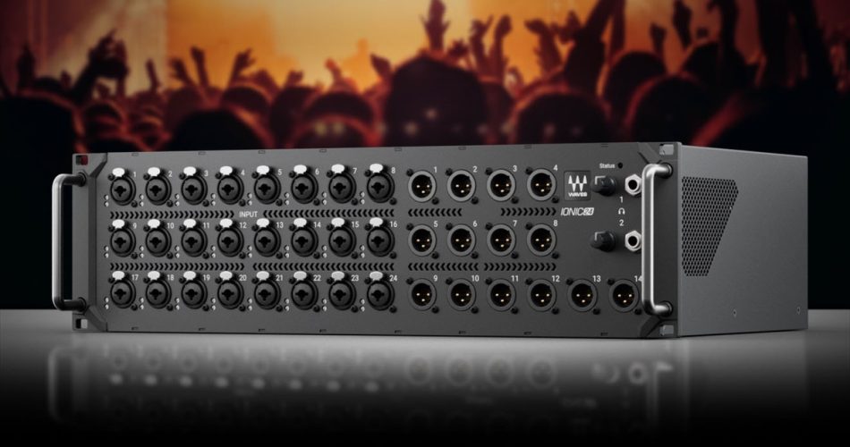 Waves announces IONIC 24 stagebox for eMotion LV1 mixer systems