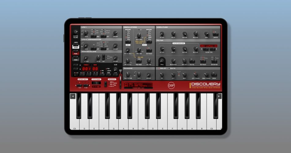 discoDSP updates Discovery synth to v6.1, now available on iPad