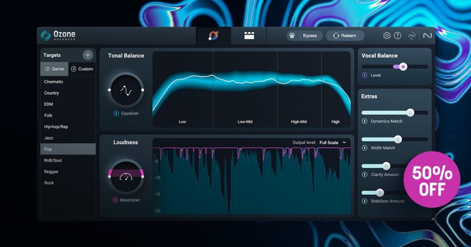 Save 50% on iZotope’s Ozone 11 intelligent mastering suite