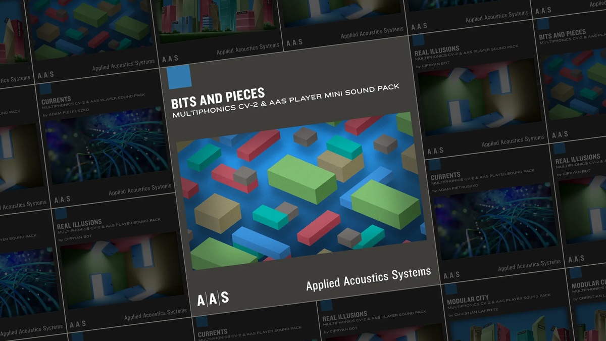 AAS launches Bits and Pieces sound pack, free with Multiphonics CV-2 purchase