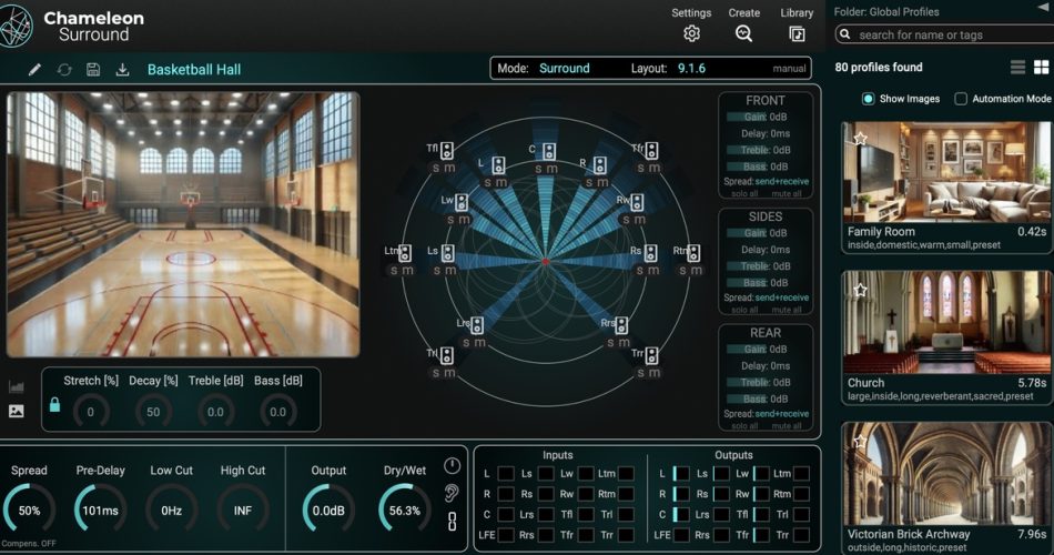 Accentize releases Chameleon Surround Atmos reverb plugin