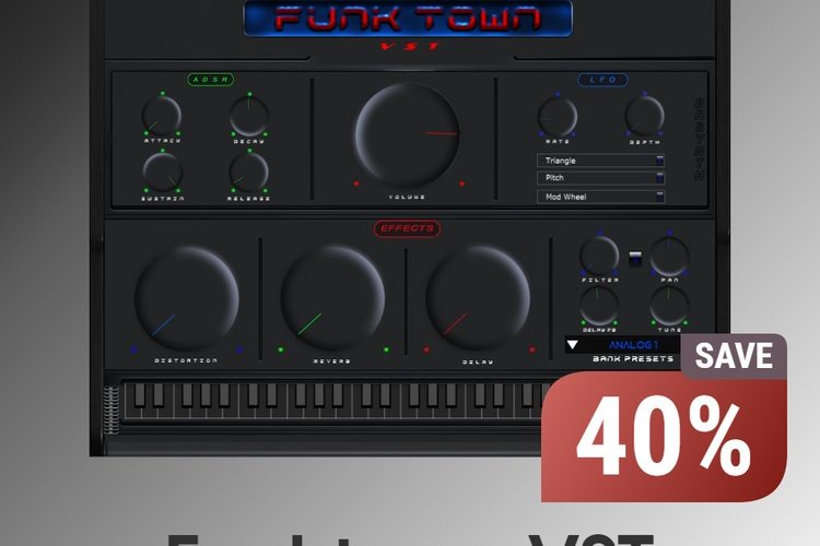 Funktown VST instrument by BRSYNTH on sale at 40% OFF