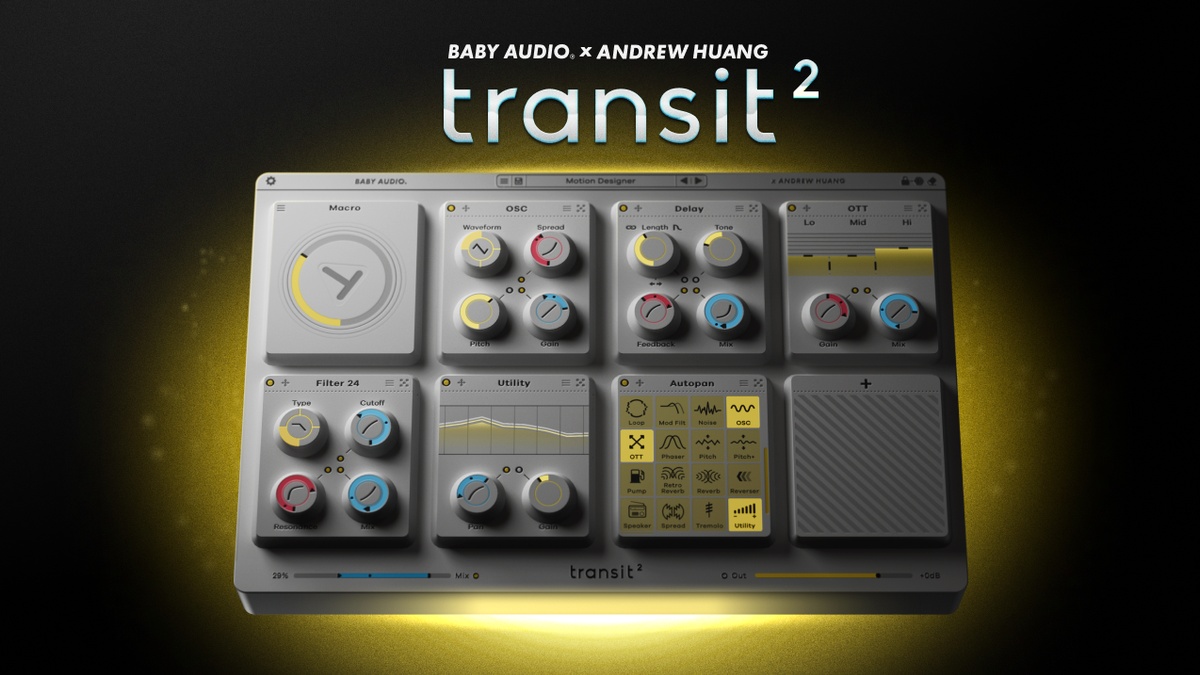 Baby Audio launches Transit 2 motion effects playground and transition workstation