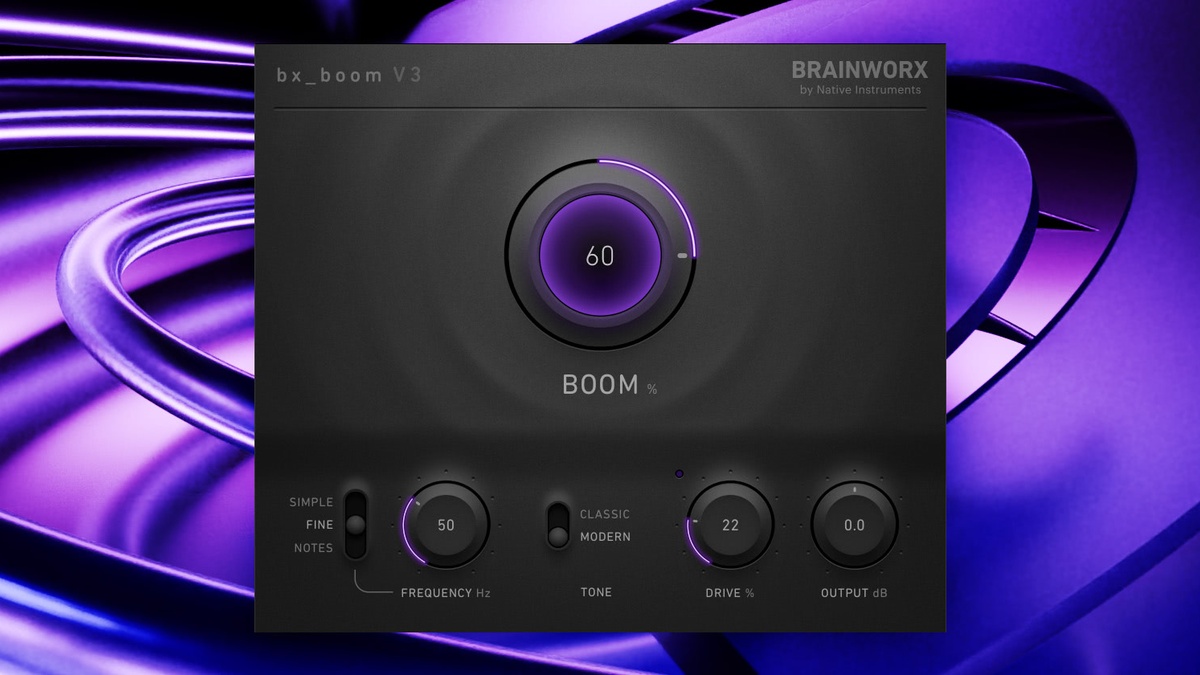 Plugin Alliance releases Brainworx bx_boom V3 kick drum enhancer