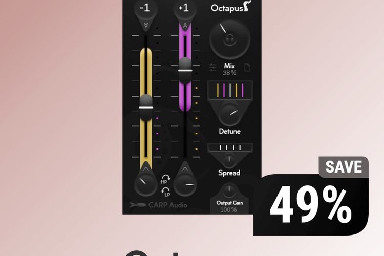 Octapus octaver effect plugin by CARP Audio on sale at 49% OFF