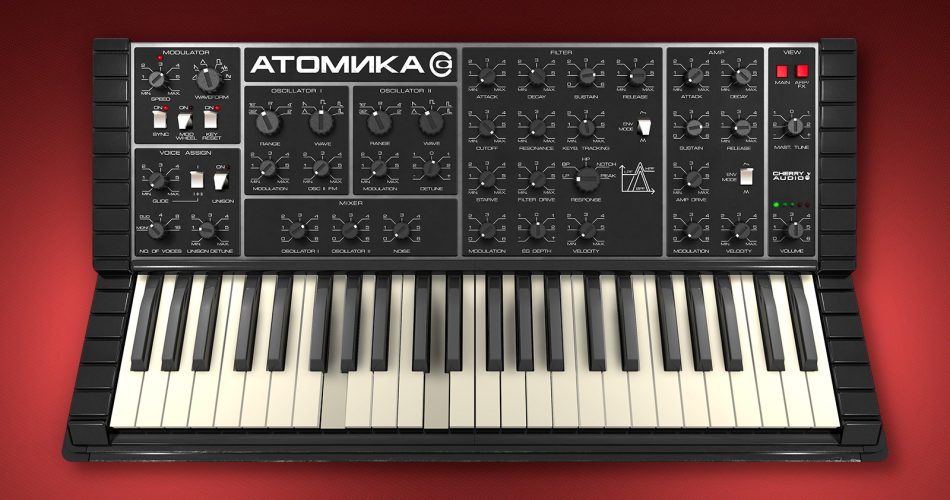 Cherry Audio releases Atomika software Polyvoks synthesizer