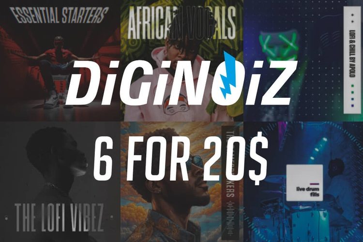 Diginoiz Trap and Hip-Hop Collection: 6 sample packs for $20 USD!