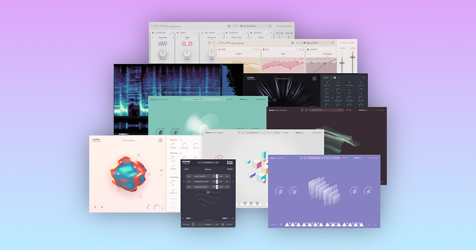Save 44% on Excite Audio’s complete plugin bundle, on sale for 9 USD