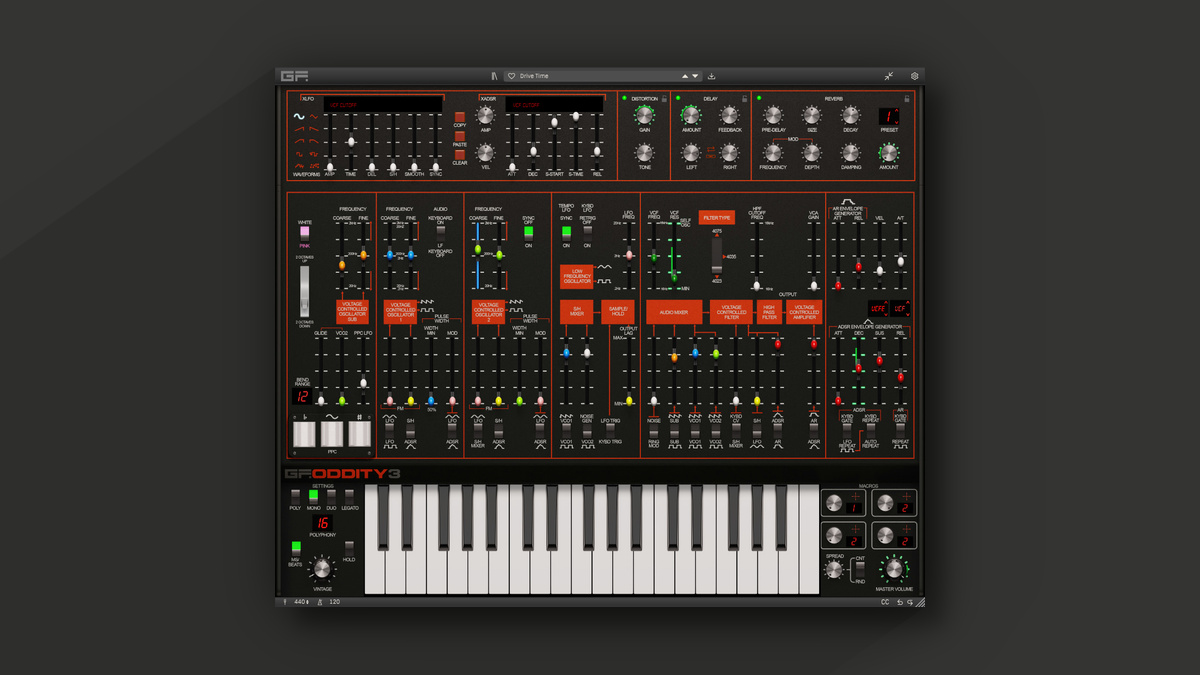 GForce Software updates Oddity3 software synthesizer to v1.1.0