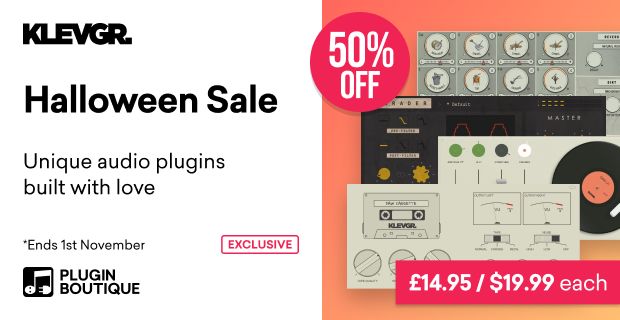 Save 50% on Klevgrand’s DAW Cassette & LP, Degrader and Slammer