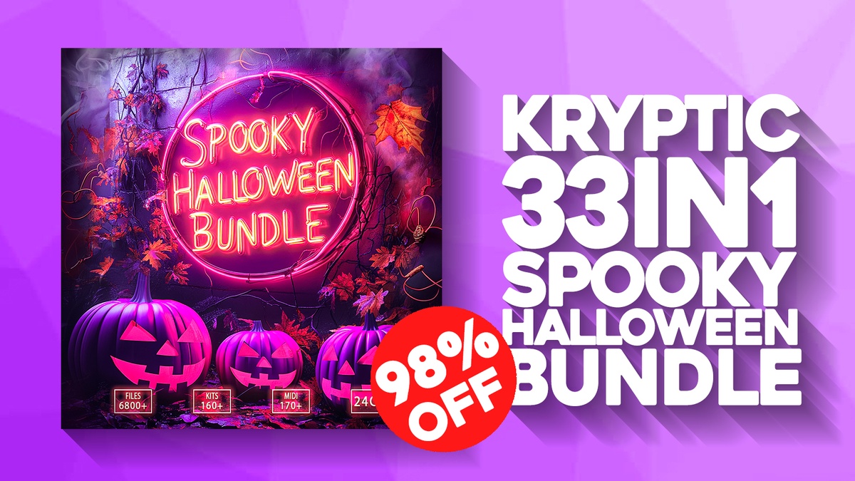 33-in-1 Spooky Halloween Bundle by Kryptic Samples for .99 USD!