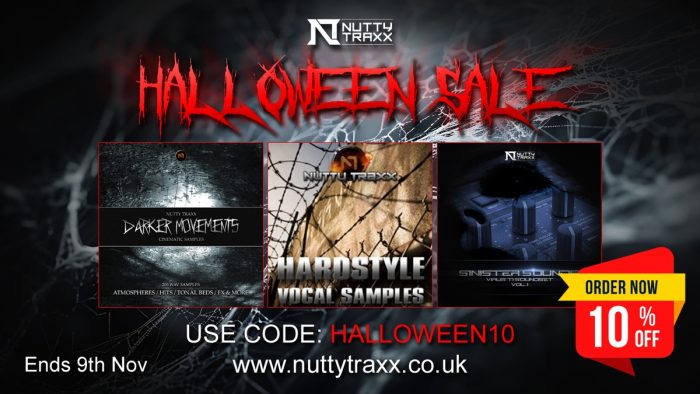 Nutty Traxx Halloween Sale