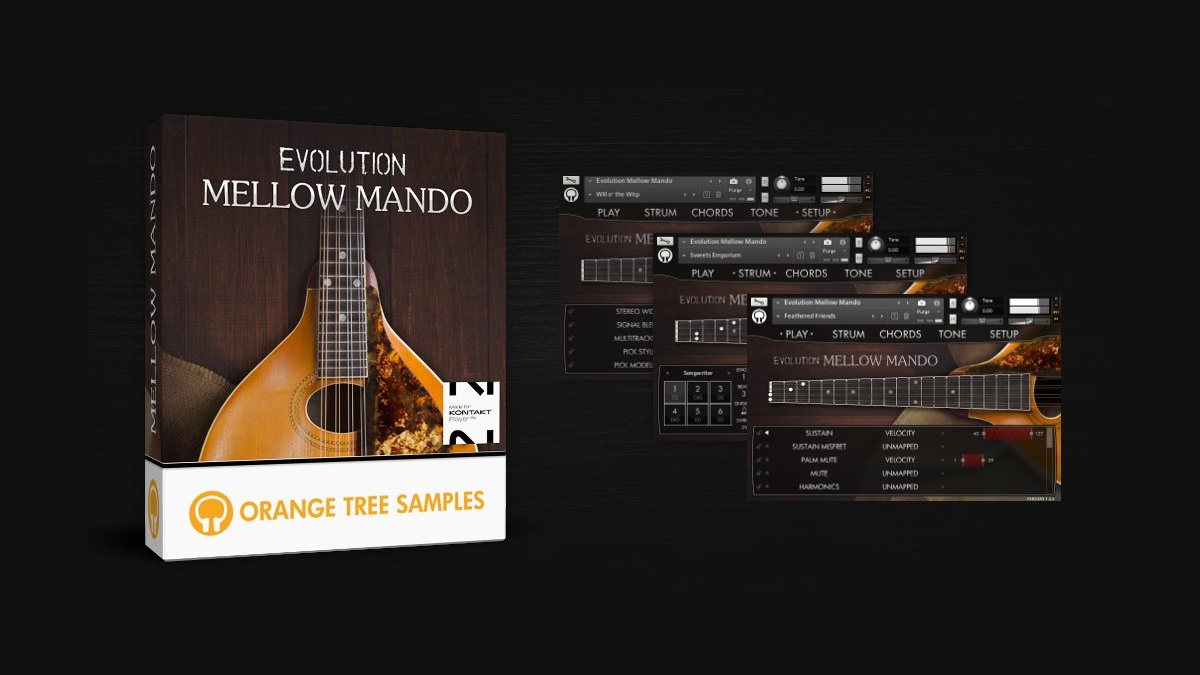 Orange Tree Samples releases Evolution Mellow Mando for Kontakt Player