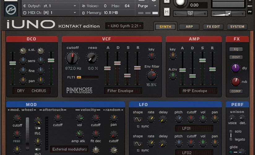 PinkNoise releases iUNO Kontakt Edition at intro offer