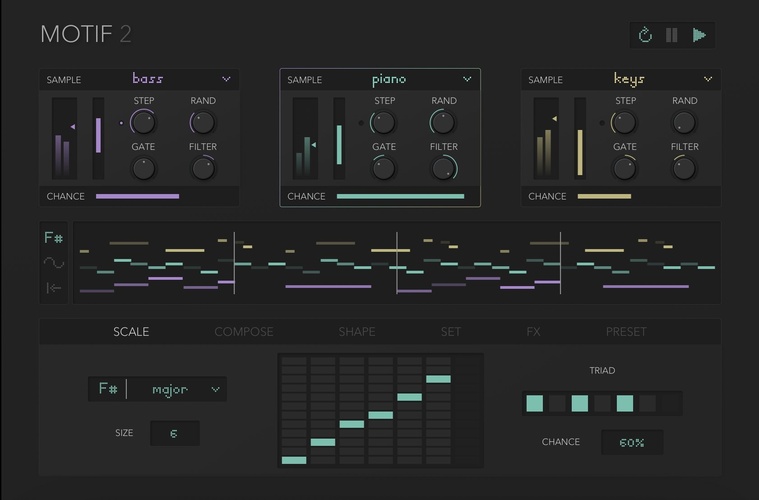 Rast Sound updates Motif 2 generative music assistant to v2.1