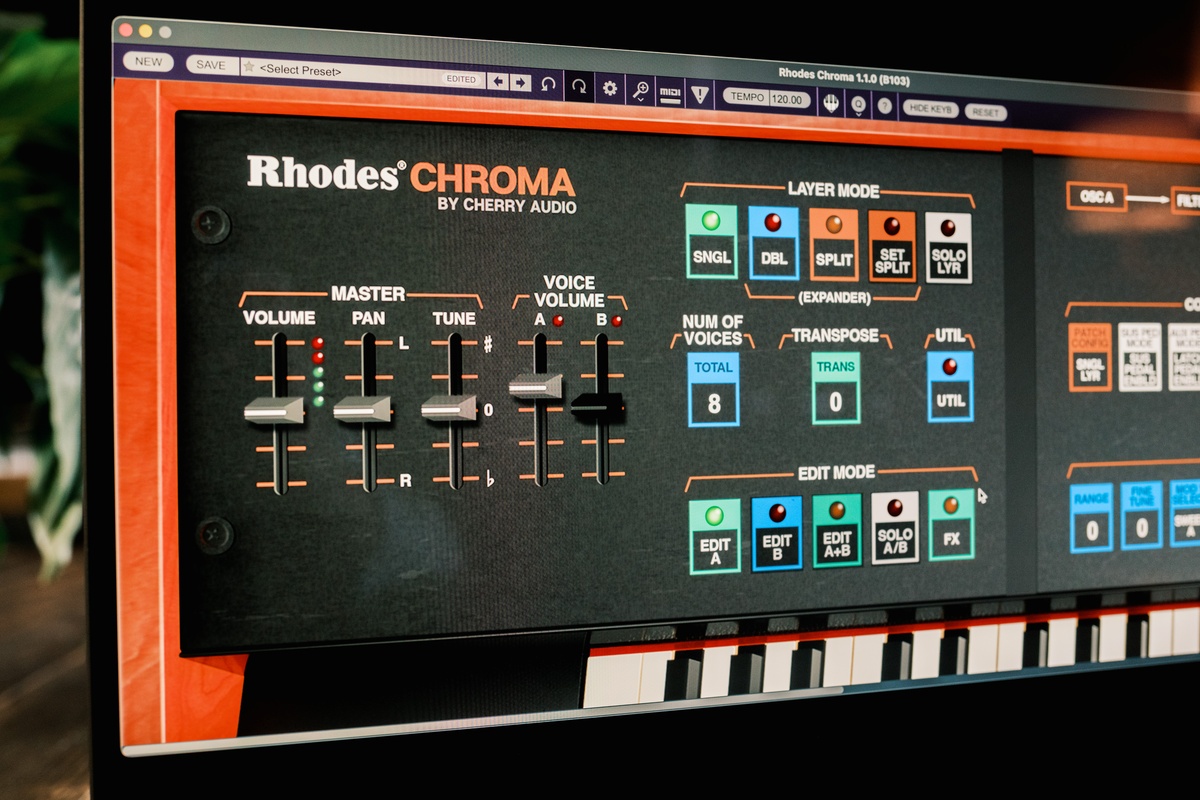 Rhodes and Cherry Audio launch Rhodes Chroma software synthesizer