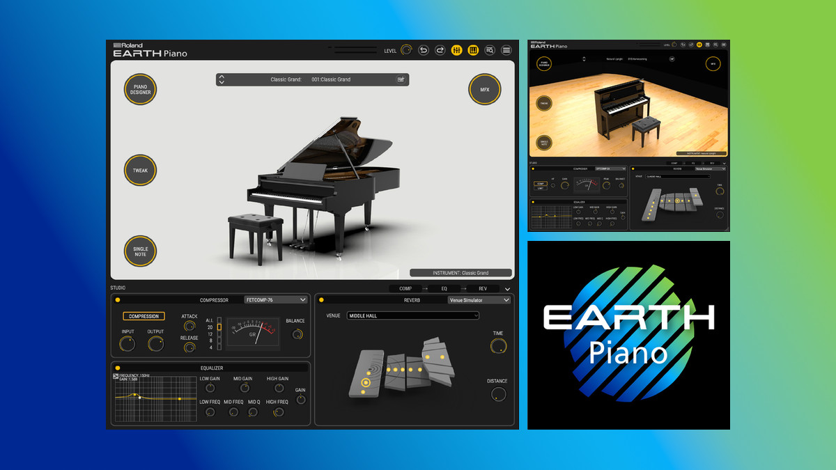 Roland launches EARTH Piano software instrument