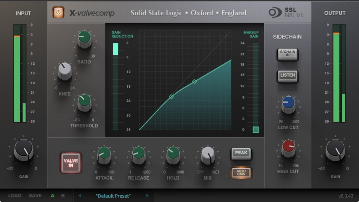 Solid State Logic Native X-ValveComp plugin on sale for .99 USD