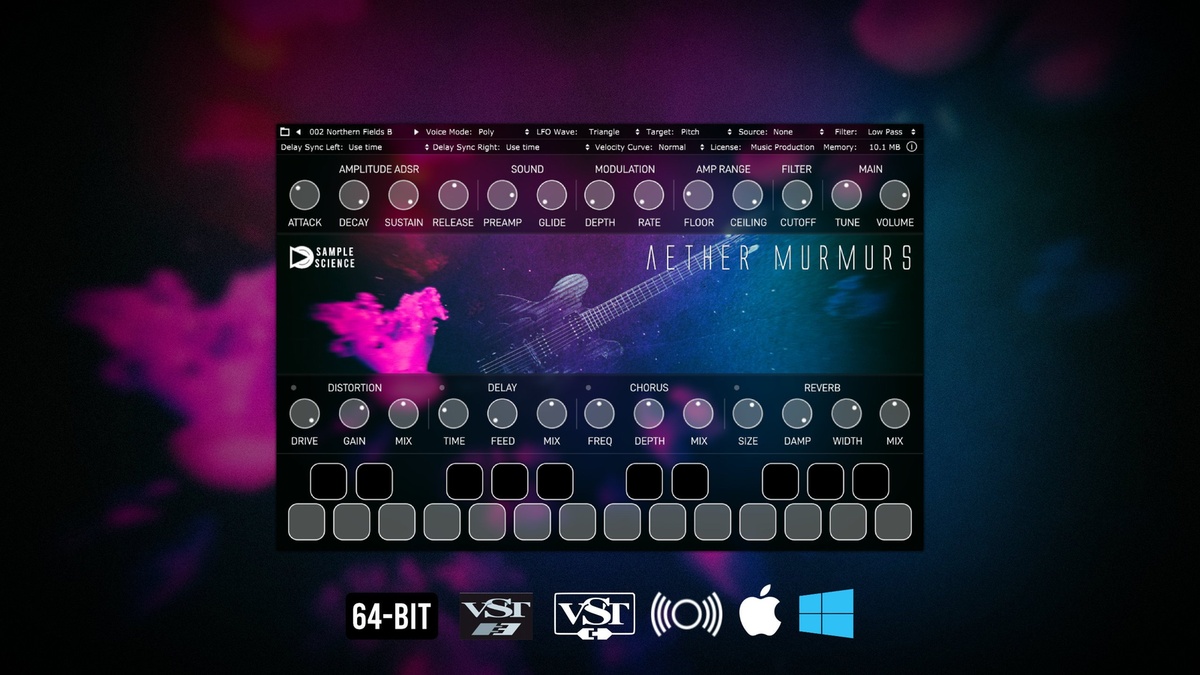 SampleScience releases Aether Murmurs instrument plugin