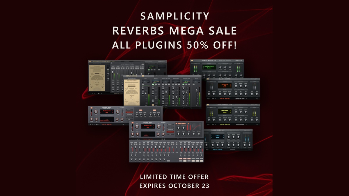 Samplicity launches Reverbs Mega Sale with 50% OFF all plugins