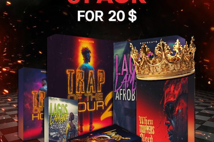 Shobeats Trap and Afrobeats: 6 sample packs for $20 USD!