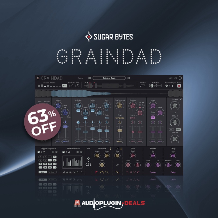 Graindad granular effect by Sugar Bytes on sale at 63% OFF