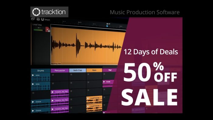 Tracktion Holiday Sale