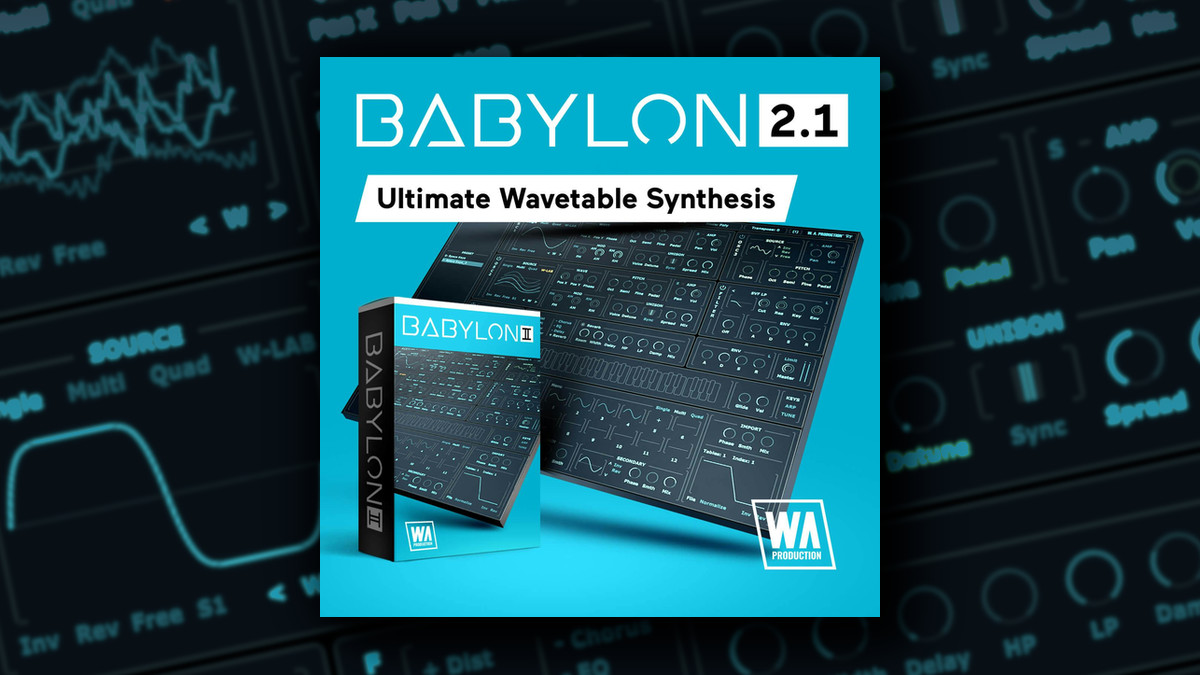 W.A. Production updates Babylon 2 synthesizer plugin to v2.1