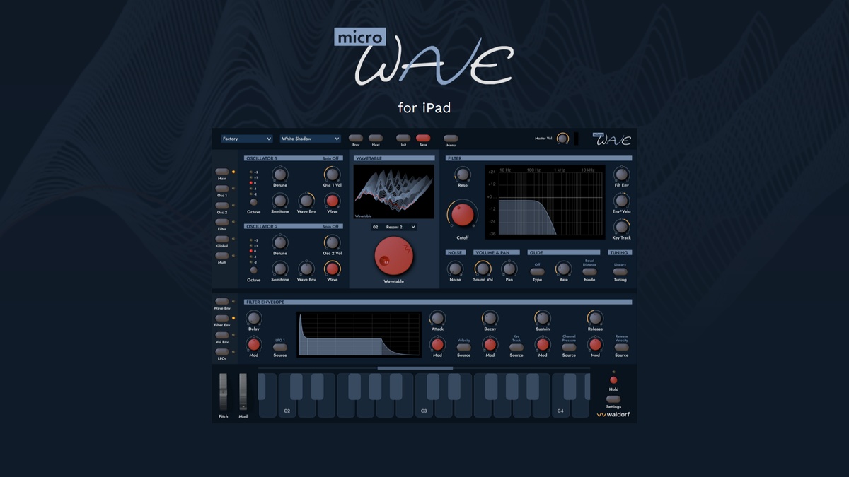 Waldorf launches Microwave 1 synthesizer for iPad/AUv3