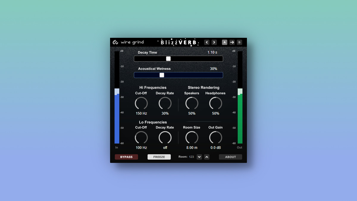 WireGrind releases BlizzVerb algorithmic reverb effect for Windows