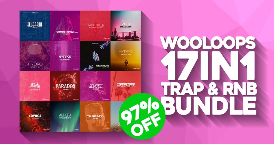 17-in-1 Trap & RnB Bundle by WooLoops on sale for .95 USD