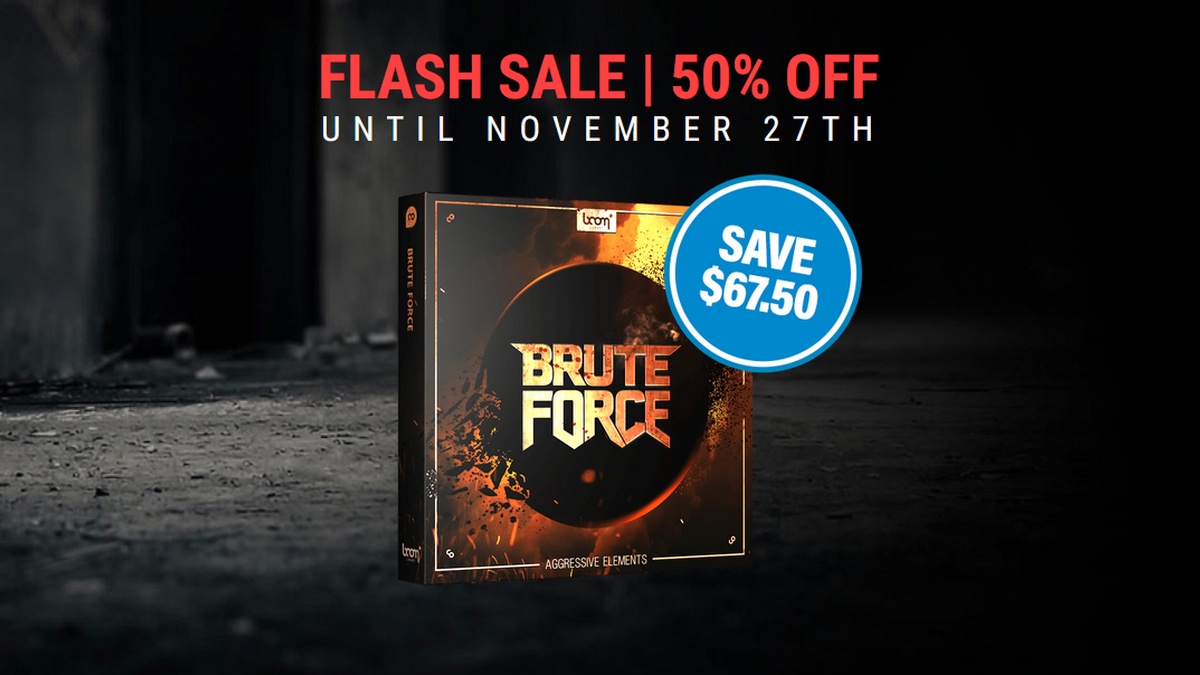 Save 50% on Brute Force sound fx library by BOOM Library