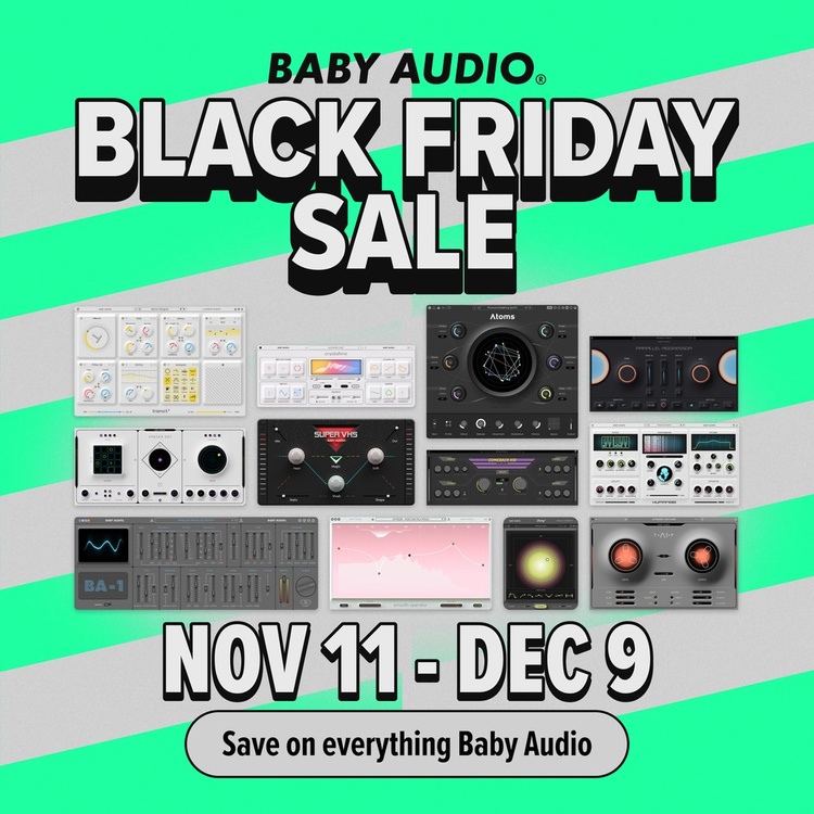 Baby Audio Black Friday Sale: Save up to 86% on plugins & bundles