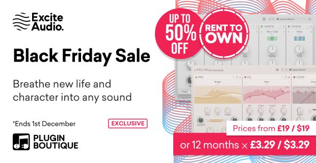 Save up to 50% on Lifeline Console and Expanse by Excite Audio