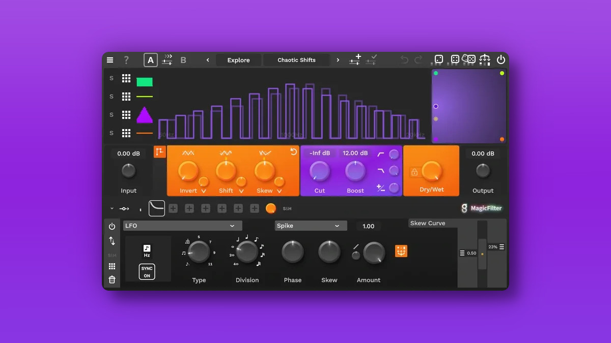 GS DSP releases MagicFilter creative spectral filter effect plugin