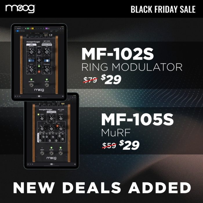 Moog Early Black Friday Sale MF-102S and MF-105S