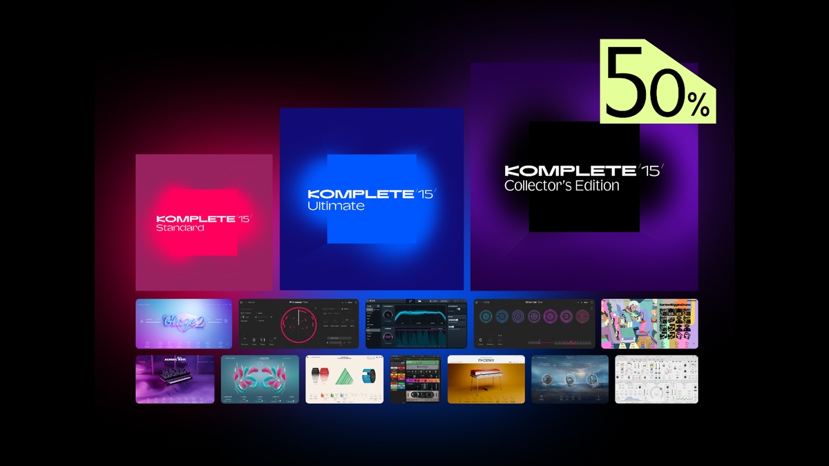 Native Instruments Cyber Season: Save 50% on Komplete 15