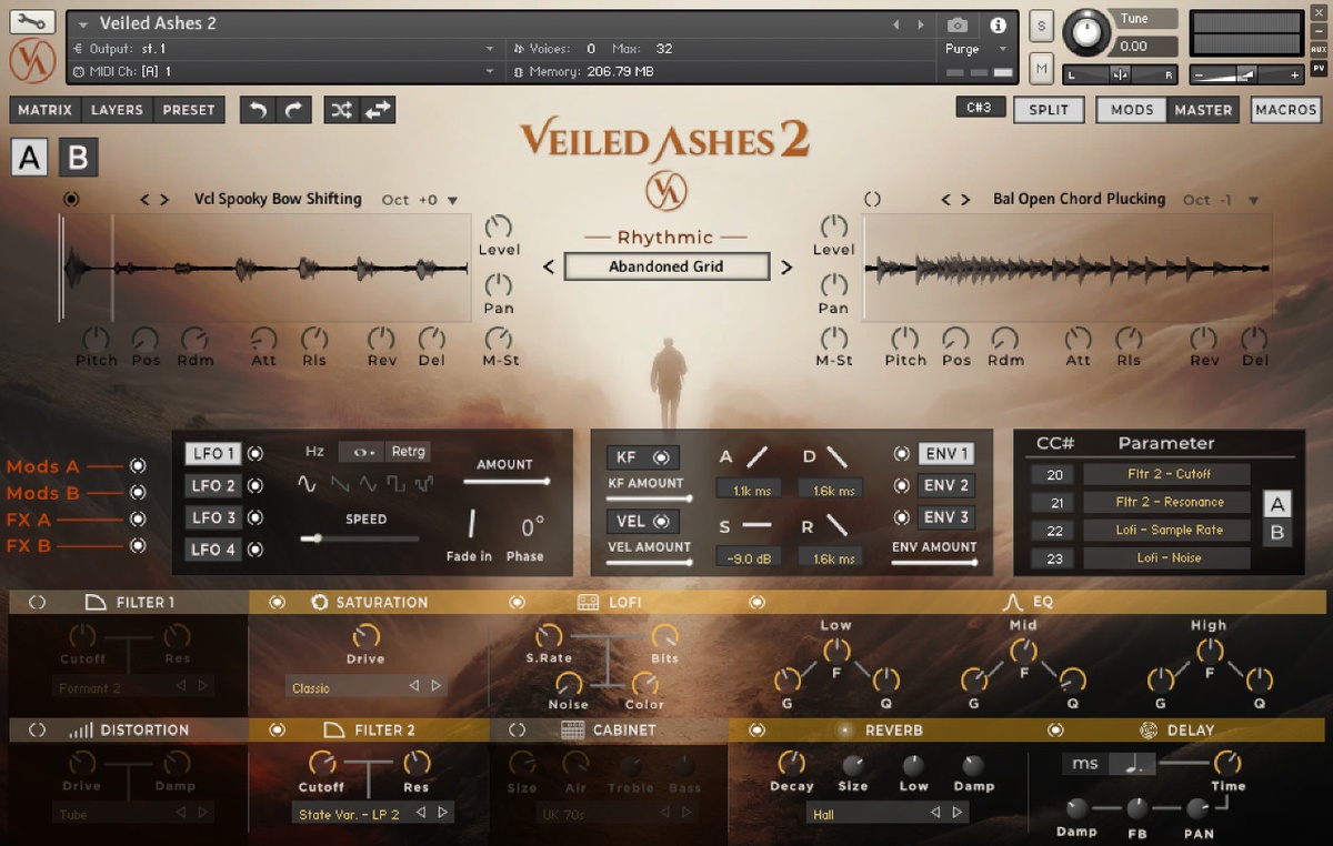 Observant Sound releases Veiled Ashes 2 for Kontakt 6 + Black Friday Sale