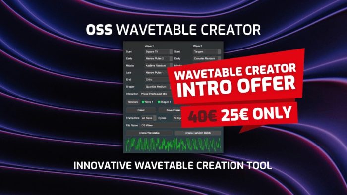 Ocean Swift Wavetable Creator intro