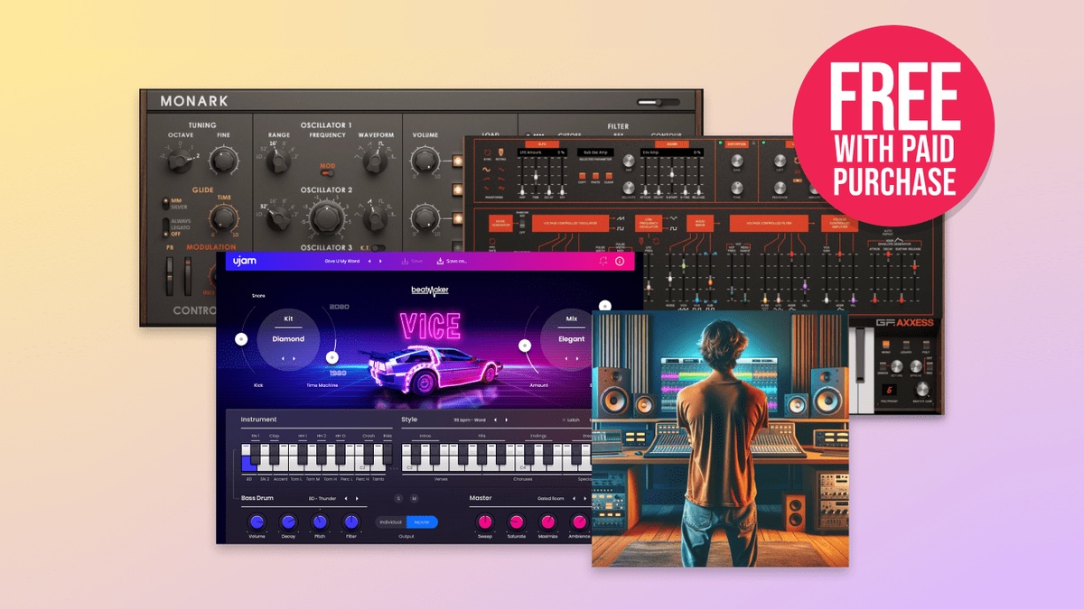 FREE with purchase at Plugin Boutique: AXXESS, VICE, Monark & Advanced Mastering Course