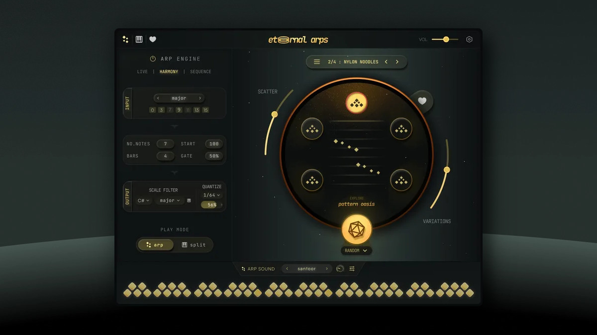 Create human-like arpeggios with Eternal Arps by Pitch Innovations