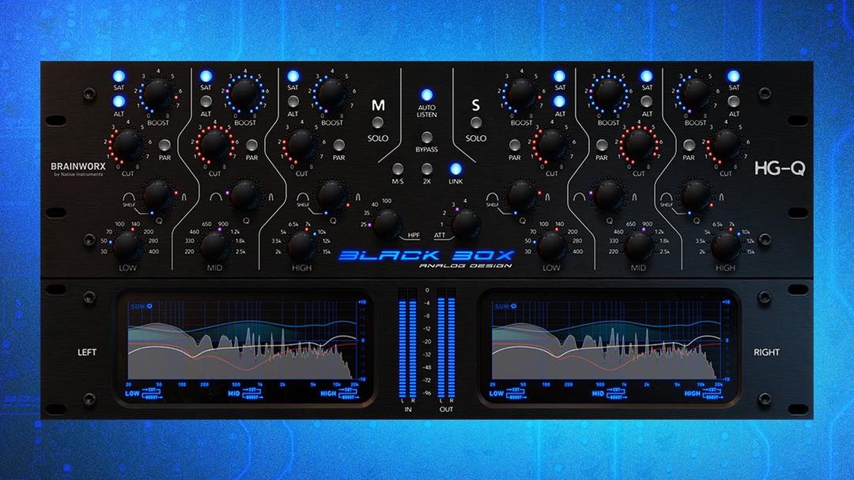 Plugin Alliance releases Black Box Analog Design HG-Q HG-Q equalizer plugin