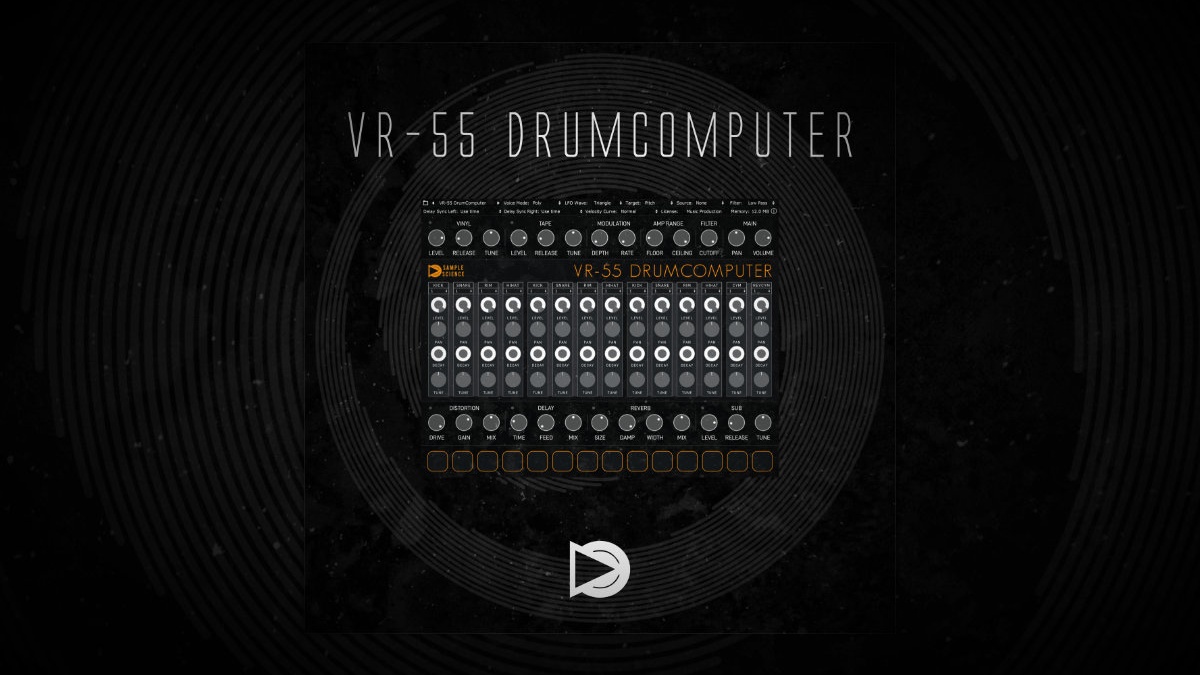 SampleScience releases VR-55 DrumComputer free virtual instrument