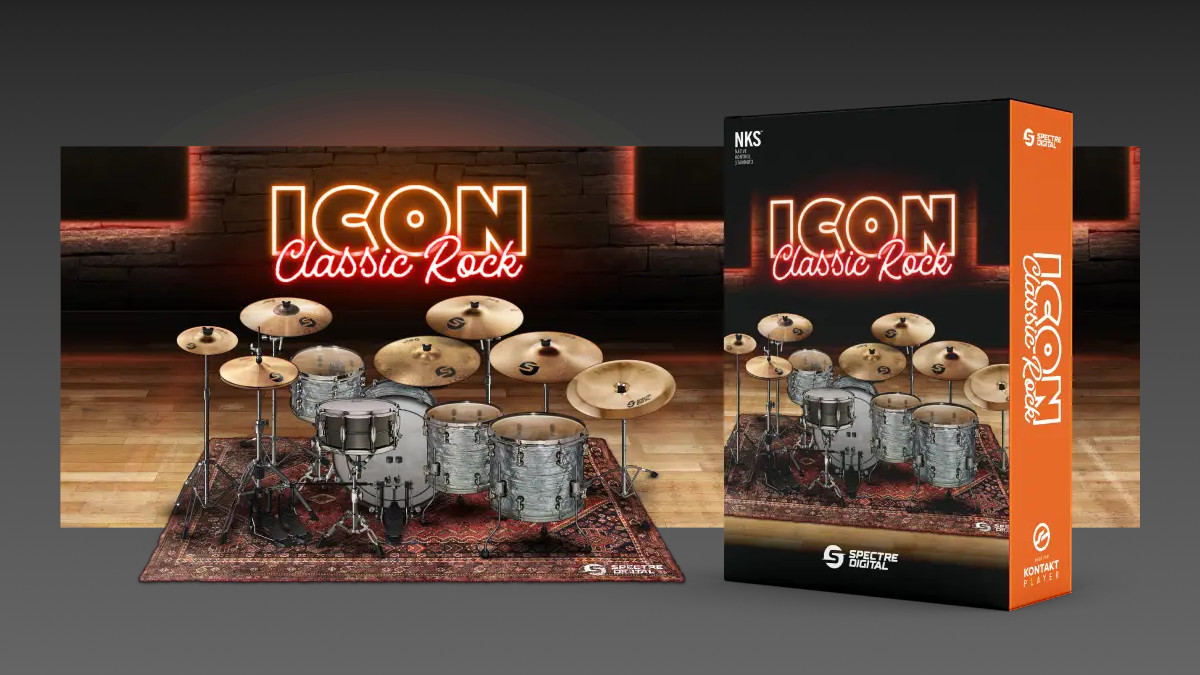 Spectre Digital releases ICON Drums Classic Rock for Kontakt