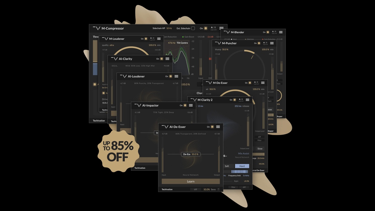 Techivation Black Friday Sale: Save up to 85% on plugins & bundles