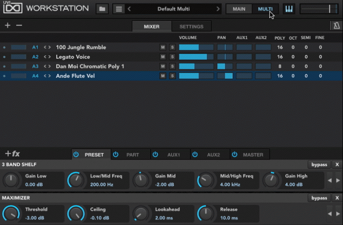 UVI World Suite 3 multi output