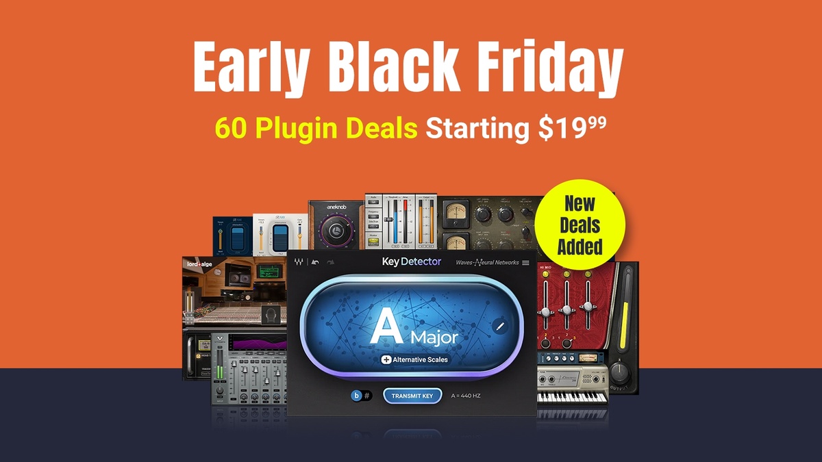 Waves Early Black Friday Week 2: 60 plugins on sale from $19.99 USD