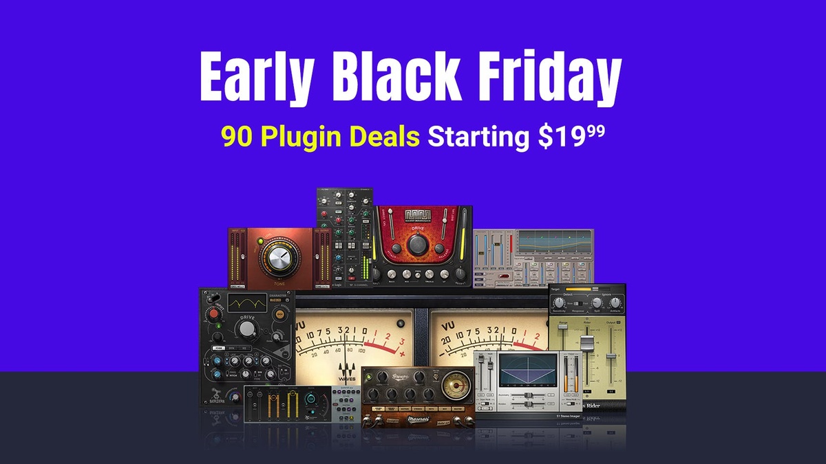 Waves Early Black Friday Week 3: 90 plugins on sale from $19.99 USD